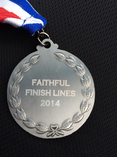 faithful finish lines medal