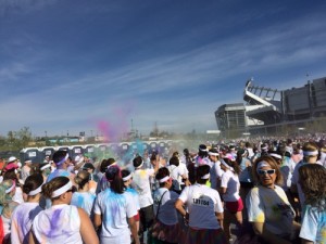 Graffiti Run start line