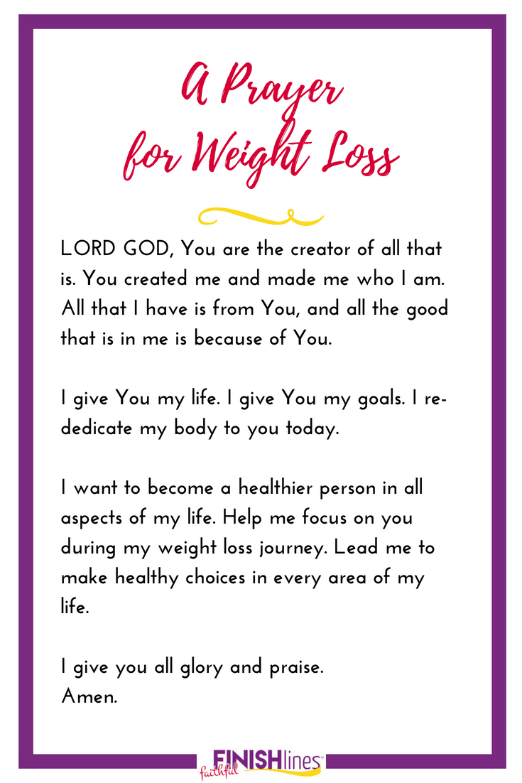 10 Short Prayers for Weight Loss, Overeating, and Food Addiction