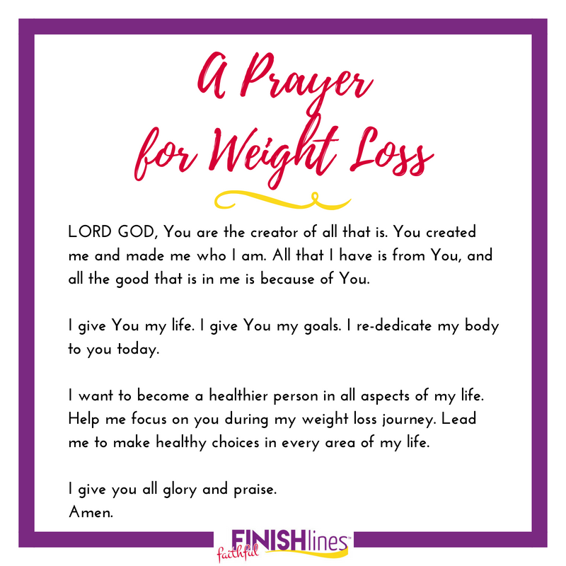 A Prayer for a Weight Loss Miracle The Holy Mess