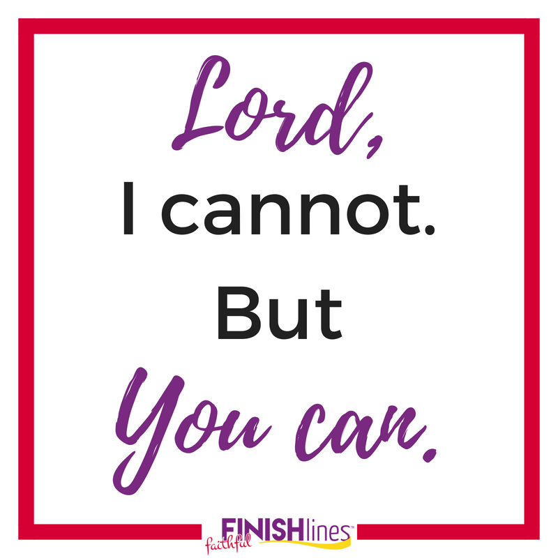 Lord I cannot. But you can.