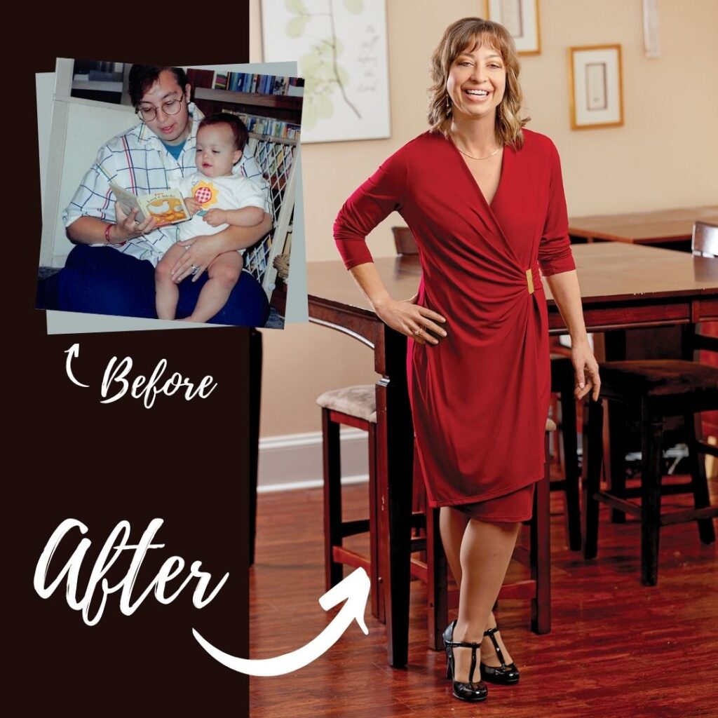 Sara before after