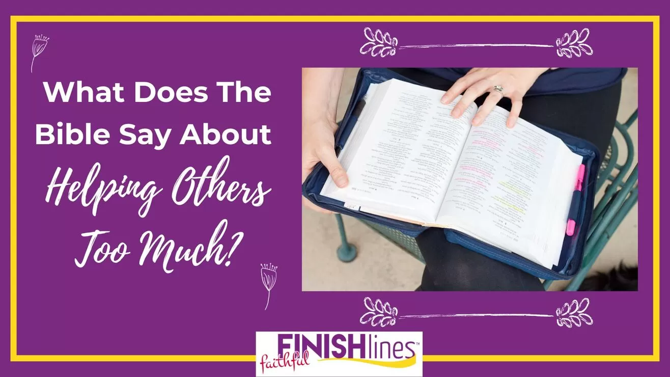 What Does The Bible Say About Helping Others Too Much? - A woman holding her bible open